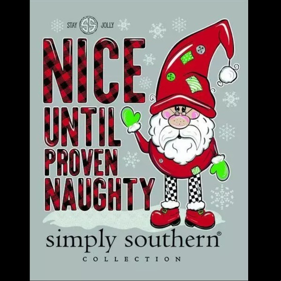 Simply Southern Long Sleeve Christmas Shirt Tee - Picture 4 of 4